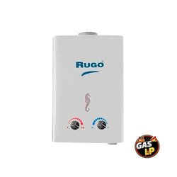 Calentador de Paso Instantáneo Rugo Gas LP 8 L