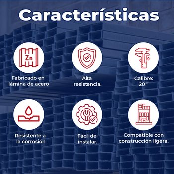 Poste de Viga Calibre 20 4.10X3.05 M