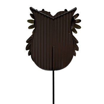Estaca decorativa para jardín figura Búho 1.21 M