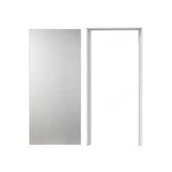 Paquete Puerta Lamina Lisa 90X2.10 MT Con Marco Metalico Paquete Puerta Lamina Lisa 90X2.10 MT Con Marco Metalico