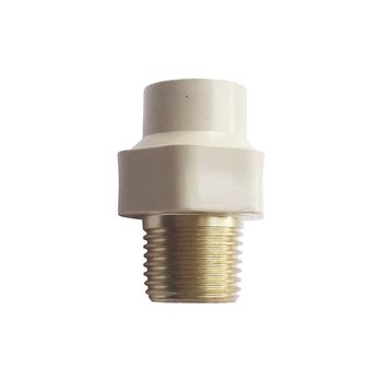 Conector CPVC Rosca Exterior Bronce 13 mm