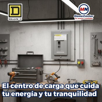 Centro Carga 2 Pastillas Empotrar Square D