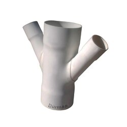 Yee PVC Sanitario Doble 4 x 2 110 x 50 mm