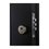 Puerta Derecha Alta Seguridad 95X2.13M NEGRO