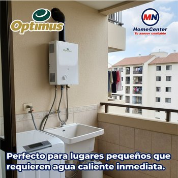 Calentador Paso Optimus 5 L 1 servicio Gas LP