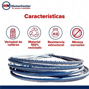 VARILLA DOBLADA # 3 3/8 x 12 M AR-42