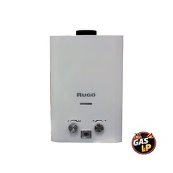 Calentador paso 6 L Rugo instantáneo blanco Gas LP
