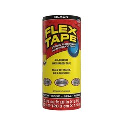 CINTA IMPERMEABLE FLEXIBLE NEGRO 20.32 CM X 1.52 M