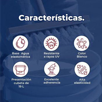 Impermeabilizante Thermotek Max 10 Blanco 19 Lt