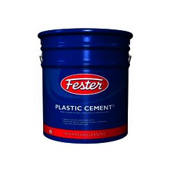 Cemento Plástico Negro Fester Plasticement 19 l