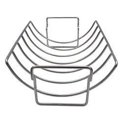 Soporte para Asar Costillas o Aves Fabricada en Acero Inoxidable