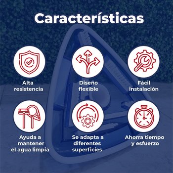 Barredora Flexible Alberca Triangular Panda