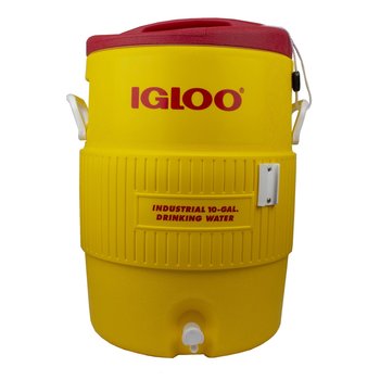 Termo Igloo capacidad 10 galones Amarillo y rojo