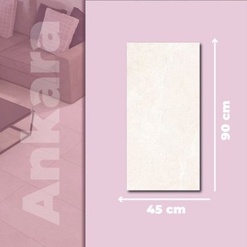 Piso Ankara Crema Daltile 45x90 cm Rectificado