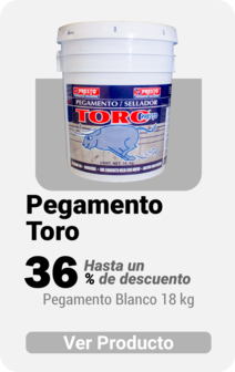 Pegamento Blanco Toro 18 kg
