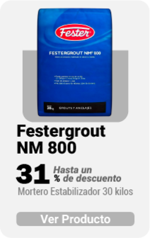 Mortero Estabilizador 30 kg Festergrout NM 800