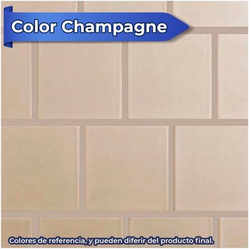 Boquilla con arena 10 kg Crest color champagne