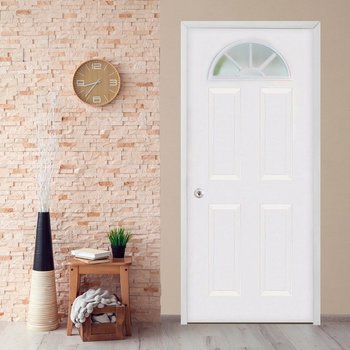 Paquete de Puerta Lamina Media Luna 90 x 210 cm