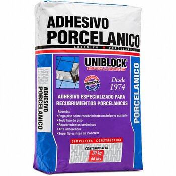 Adhesivo Blanco 20 kg Uniblock