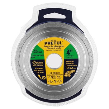 Disco Diamante Pretul Rin Continuo 4 pulg