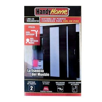 Sistema Puerta Corrediza Riel Piso Handy Home