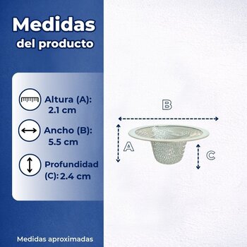 Canastilla Malla Coflex Lavabo