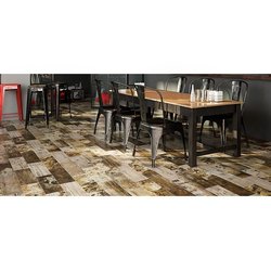 Piso Antique Wood Ocre Daltile 18x50 cm
