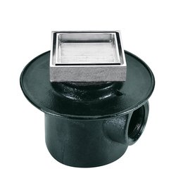 Coladera Lisa Cuadrada Una Boca 282-35-CHLI