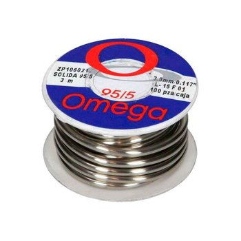 Soldadura Estaño Solida 95 5 3 mm 450 gr