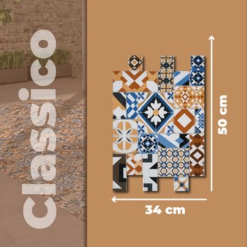 Piso Classico Multicolor Daltile 34 x 50 cm