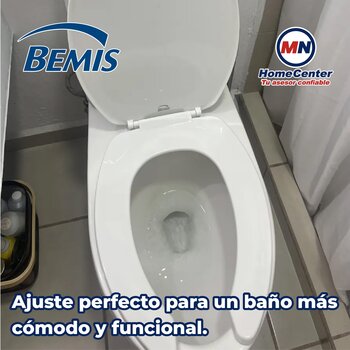 Asiento Para Taza Sanitaria Bemis Alargado Blanco 175AR