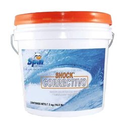 Dicloro Shock Correctivo 7.5 Kg Spin Químico Dicloro Shock Correctivo 7.5 Kg Spin Químico