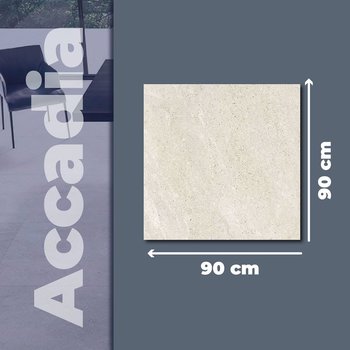 Piso Accadia Light Gray Daltile 90x90 cm Rectificado