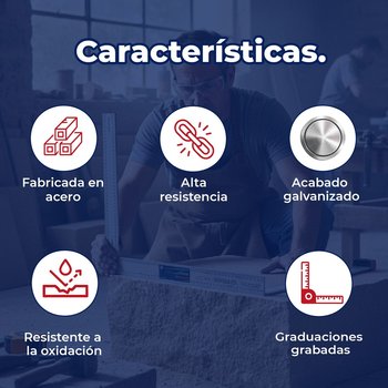 Escuadra 16"X24" de acero para cantero Truper