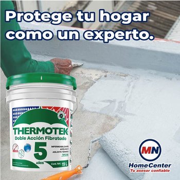 Thermotek Impermeabilizante Fibratado Doble Acción 19 Lts