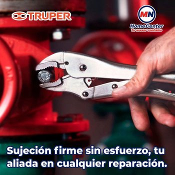 Pinza de Presión 10" Pulgadas Mordaza Recta Truper