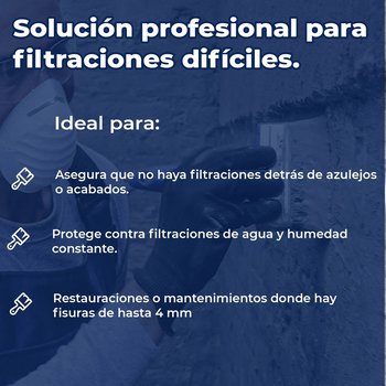 Impermeabilizante cementoso Fester CR66 Gris 7 kgs