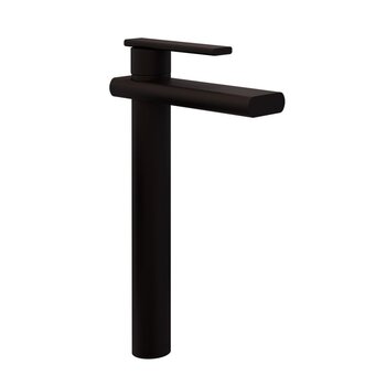 Llave Monomando Lavabo Alto Premier Contra Push Ebano Helvex