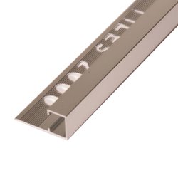 Uniperfil multiusos 12 mm x 2.5 ml plata mate