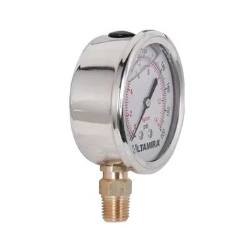 Manómetro Glicerina 0-200 psi ¼ Macho Altamira