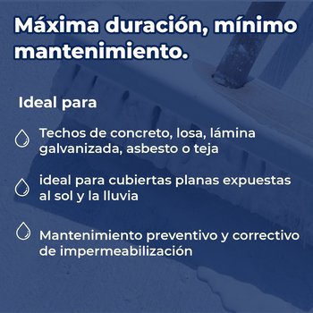 Impermeabilizante acrílico Acritón Proshield 12 años blanco 19 L