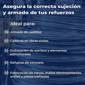 Alambron construccion 6.35MM 1/4