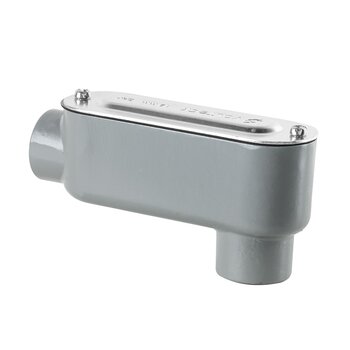 Conexion condulet aluminio tipo LB 19mm 3/4