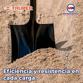 Pala Carbonera Puño "Y", Mango Largo Truper 12¼ x 22¾ pulg