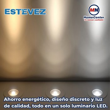 Luminario led empotrado 3 pulgadas 5 watts luz blanca