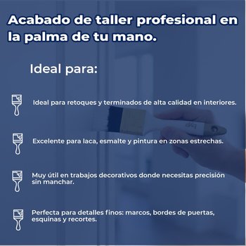 Brocha Premium de Cerda Natural y Poliéster BYP 1 1/2" Pulgada