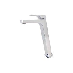 Llave Monomando Para Lavabo Alto Helvex Cromo Linea Quadratta