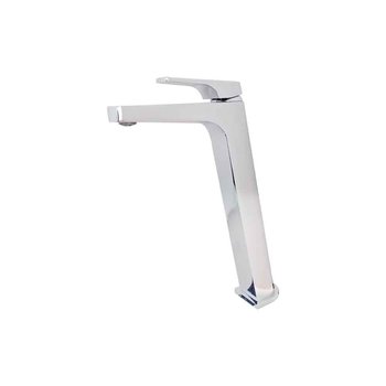 Llave Monomando Para Lavabo Alto Helvex Cromo Linea Quadratta