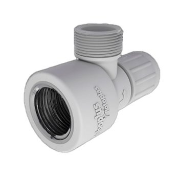 Válvula Angular Tuboplus Roscable Hembra 20mm 1/2