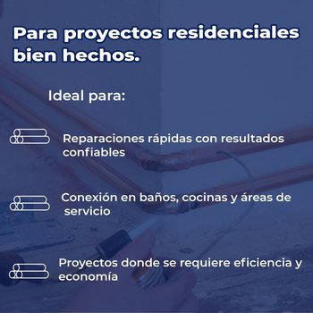 Tubo de Cobre Iusa tipo M ¾ pulgadas 6.10 m